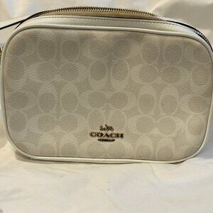 Coach Signature Jamie Camera Bag Shoulder Bag White